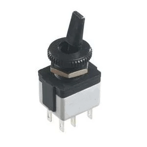 Product thumbnail TUIMELSCHAKELAAR ON-OFF-ON DPDT 4A/250V SOLDEER