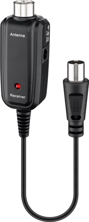 Goobay | Binnenantenne | Actief | UHF | Ontvangstbereik: 0-25 km | Versterking: 13 dB | ABS | Zwart - Afbeelding 4