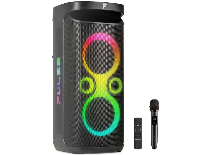 Product thumbnail Fenton | Pulse130 Party Speaker | Led Verlichting | 160W | TWS Koppelbaar | Bluetooth