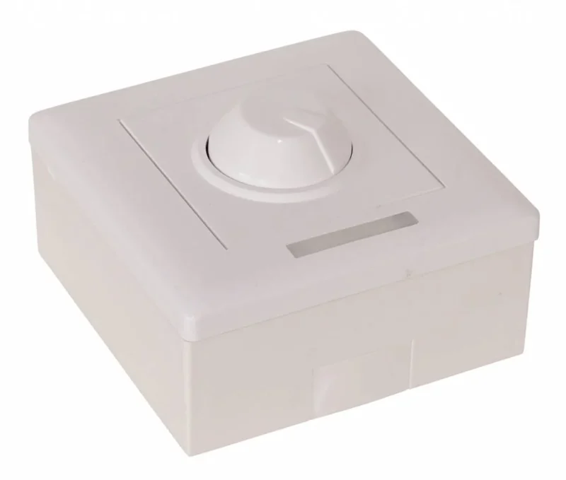 Product thumbnail Inbouw LED Dimmer | 12V-24V | 8A | Wit | Inclusief IR-Afstandsbediening