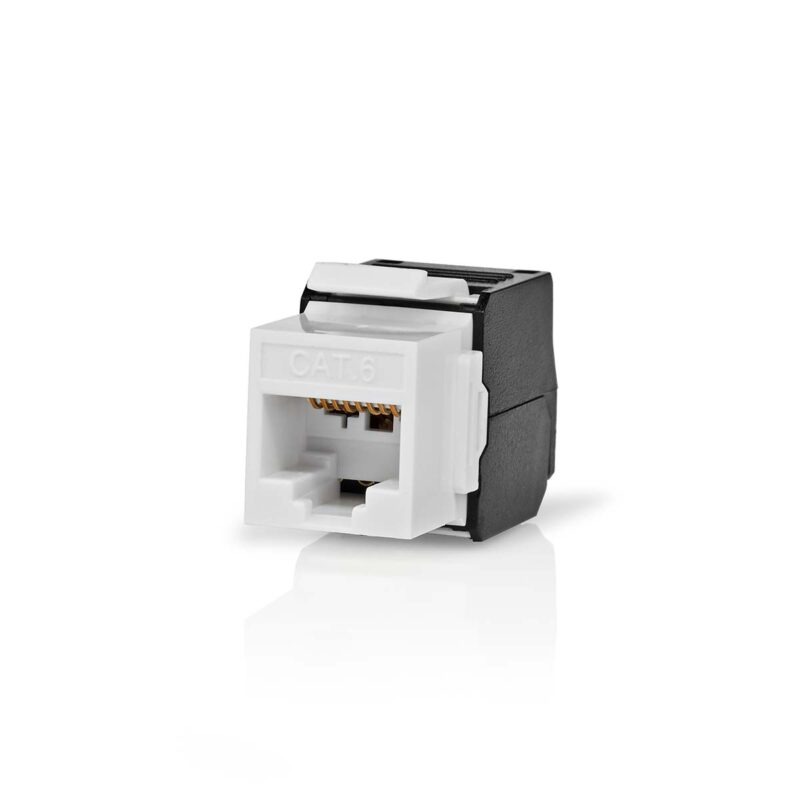 Product thumbnail Keystone | CAT6 | RJ45 Female | UTP | ABS