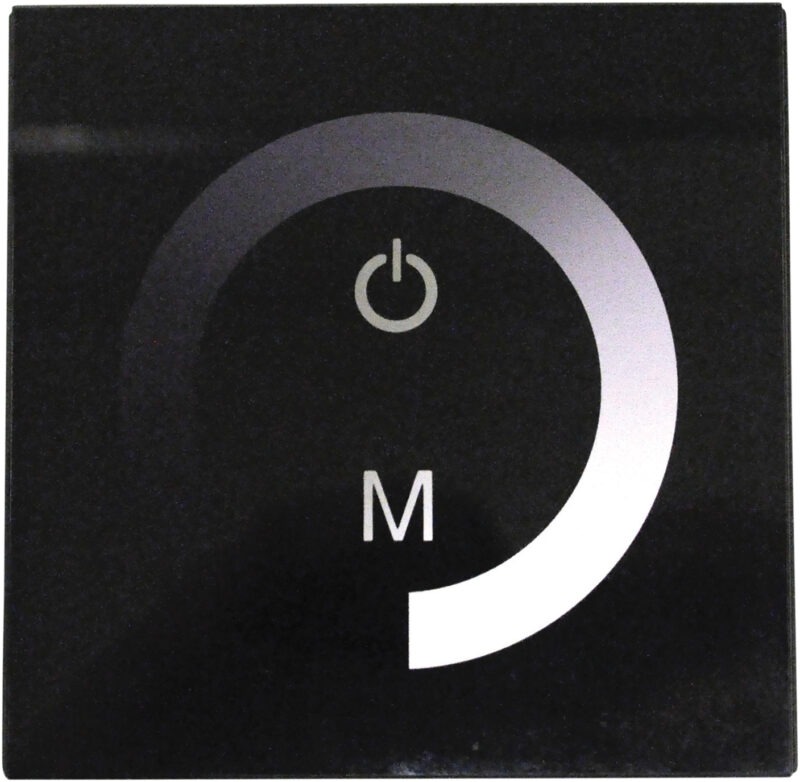 Product thumbnail NJD Glas Touch Paneel Dimmer | Zwart Glas | 12V-24V LED Controller