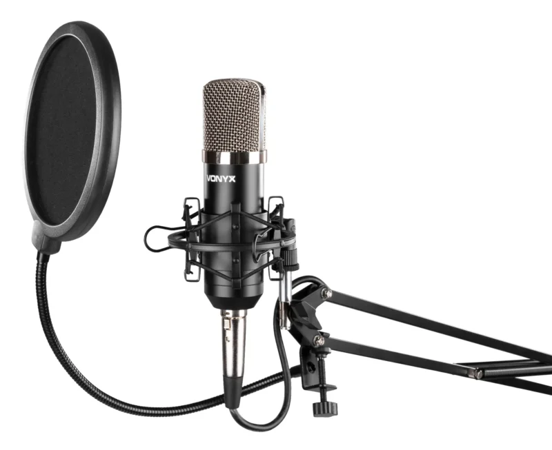 Product thumbnail Vonyx | CMS400 | Studiomicrofoon | Set met verstelbare arm en popfilter
