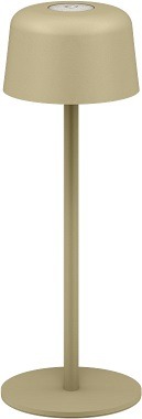 LED Tafellamp oplaadbaar 2W 3000K touch 25cm beige