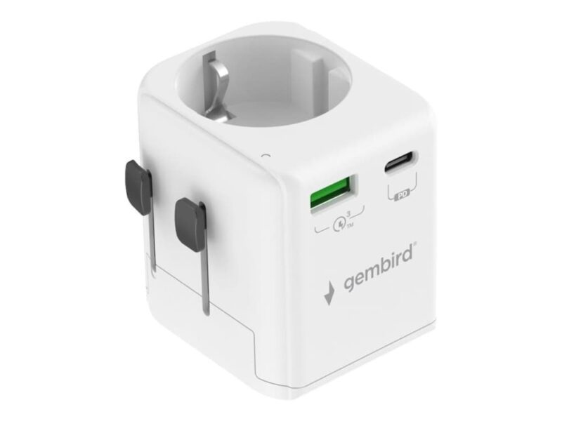 Product thumbnail GEMBIRD REISSTEKKER GEAARD MET USB-A/C
