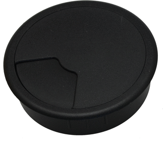 Product thumbnail Bureau-doorvoer | Zwart | Kabeldoorvoer Rond | 60mm