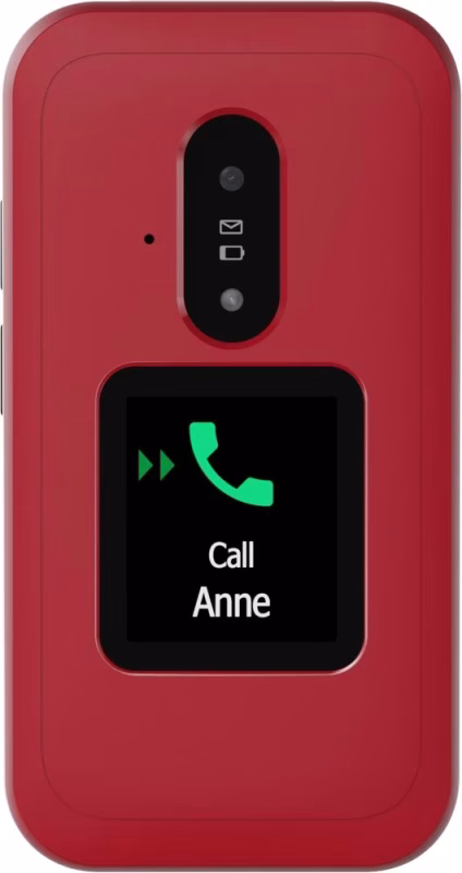 Product thumbnail Doro | Leva E30 | 4G Telefoon | Rood/Wit | Inclusief bureaulader