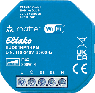Product thumbnail Eltako EUD64NPN-IPM Dimactor Inbouw met IP Matter via Wi-Fi