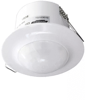 Product thumbnail Grässlin | Talis 360 E | Intelligente 360° Bewegingsmelder | Inbouw | Wit