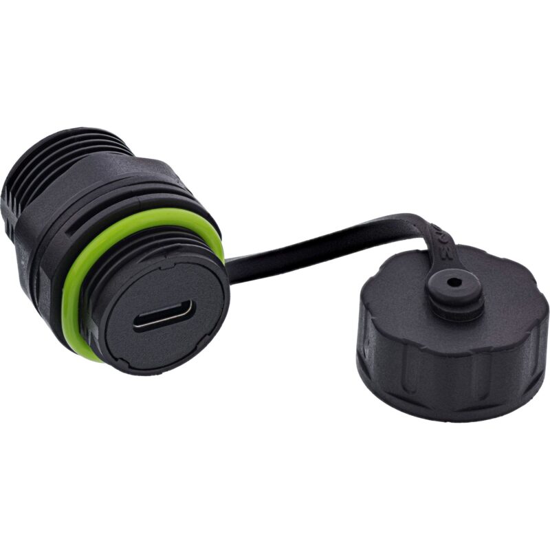 Product thumbnail INLINE USB-C KOPPELSTUK CHASSIS MET DOP WATERPROOF IP68
