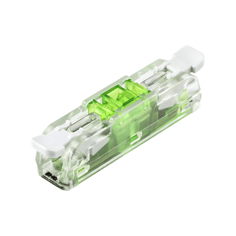 Product thumbnail PX 1V1 DOORVOER VERBINDINGSKLEM 2 x 0.2 - 4 mm² VOOR MASSIEF EN SOEPEL