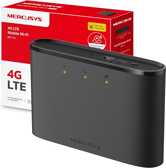Product thumbnail Mercusys | MT110 | LTE Portable Wi-Fi router