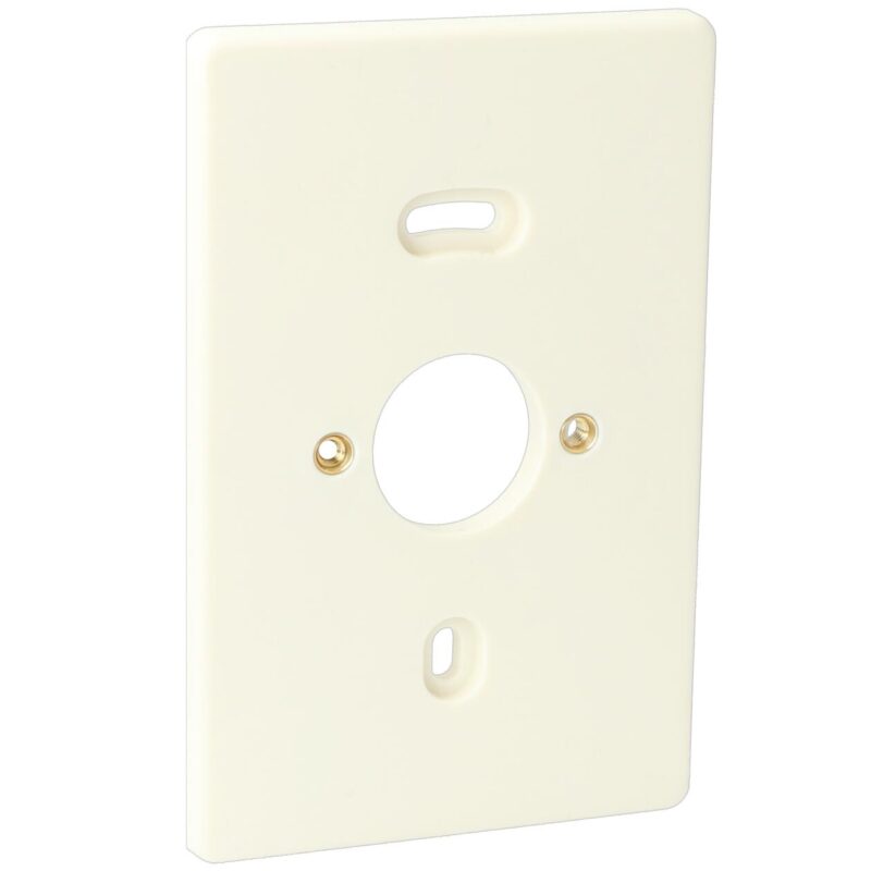 Product thumbnail Attema | Montageplaat 2V | Type AT1371 | RAL1013 | Crème Wit