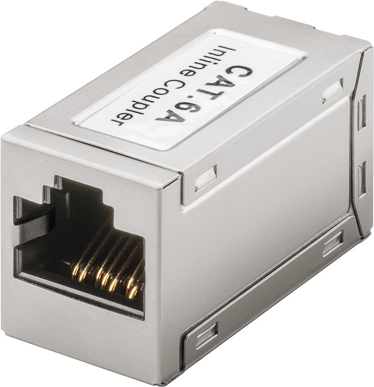 Netwerk Koppelstuk | CAT5e / CAT6 / CAT6A | RJ45 Female | RJ45 Female | Metaal Afgeschermd - Afbeelding 2