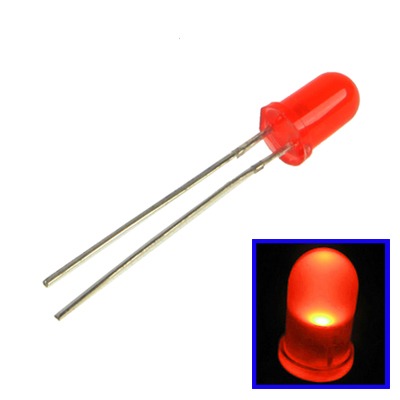 Product thumbnail STANDAARD LED 3mm ROOD DIFFUUS