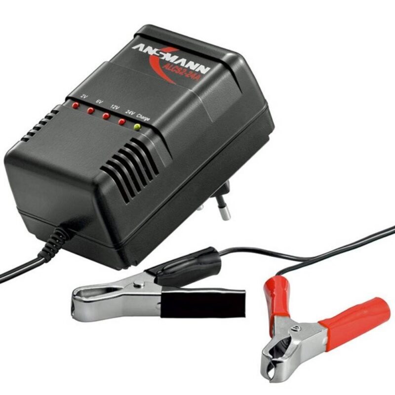 Product thumbnail ANSMANN ALCS 2-24 AUTOMATISCHE LOODZUUR ACCULADER | 2 / 6 / 12 / 24 VDC