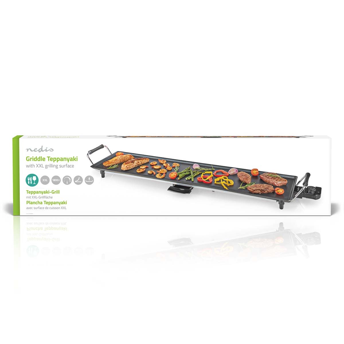 NEDIS TEPPANYAKI TAFELGRILL XXL - Afbeelding 3