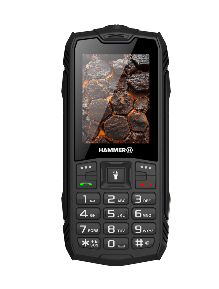 Product thumbnail Hammer | Rock 4G | Waterproof Telefoon | IP68 | Stofdicht | Waterproof | Dual SIM