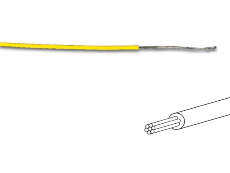 Product thumbnail Montagesnoer soepel 100 meter - 0.2 mm² - geel