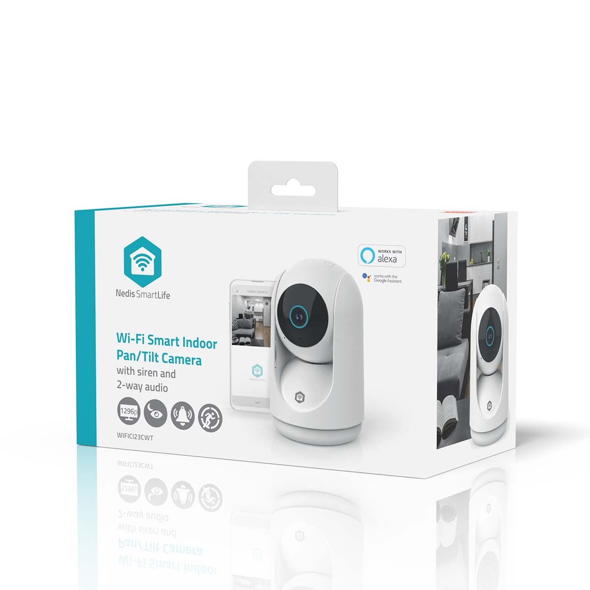 SmartLife Camera voor Binnen | Wi-Fi | Full HD (2304x1296) | Pan tilt | Nachtzicht | Wit - Afbeelding 13