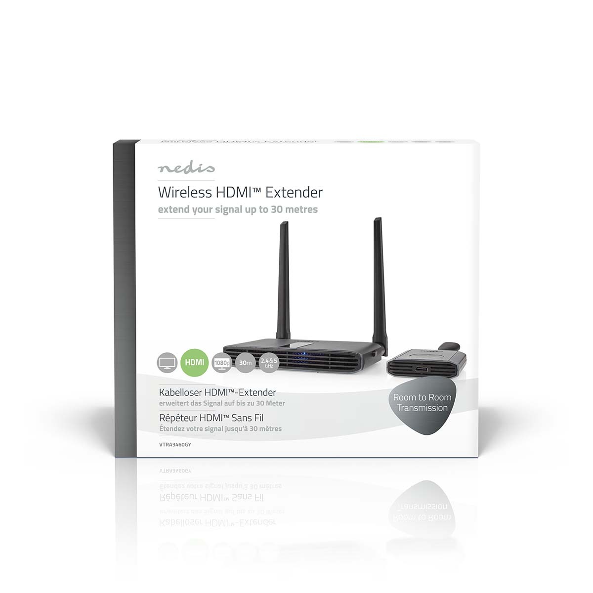 DRAADLOZE HDMI ZENDER / ONTVANGER - Afbeelding 2