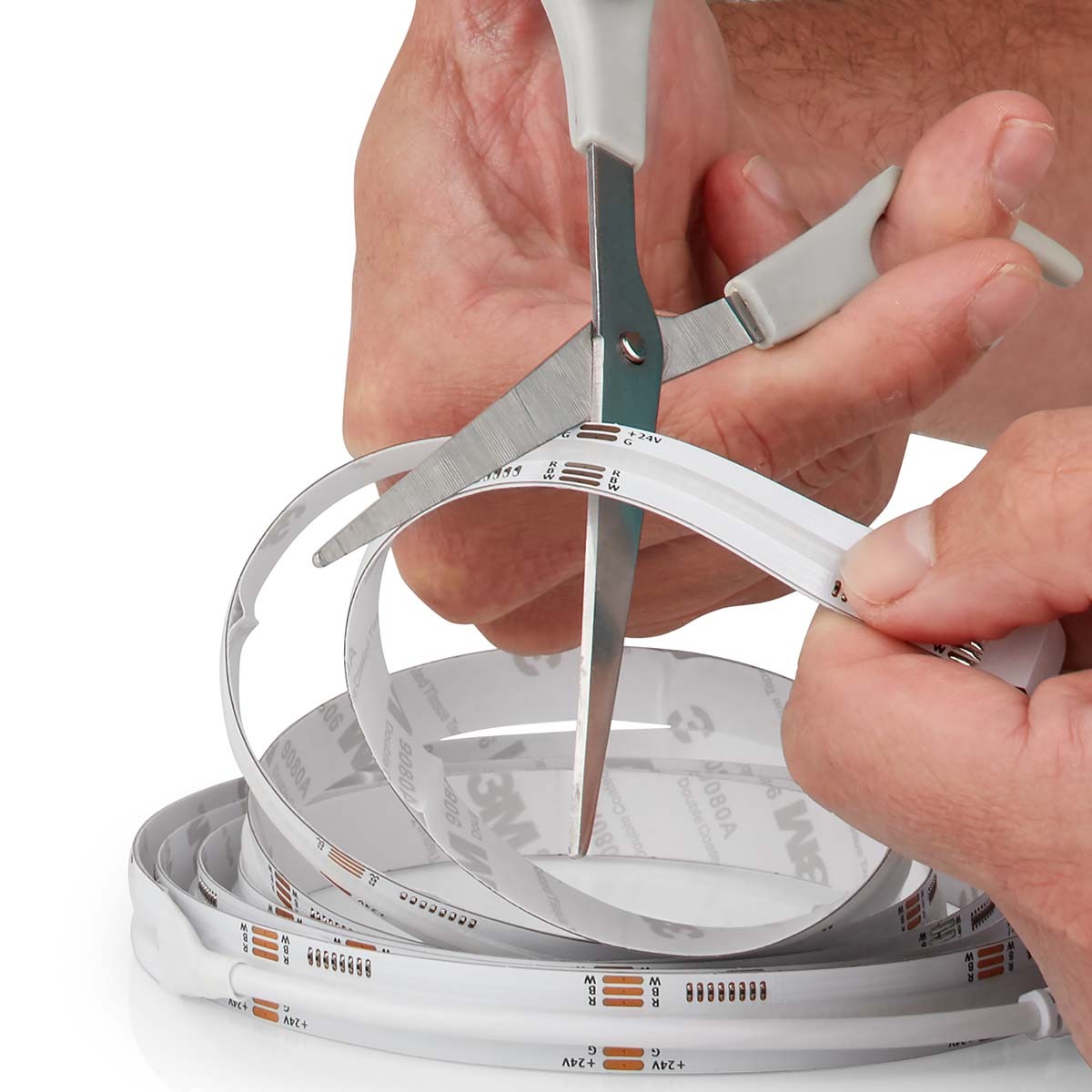 SmartLife COB LED Strip | WiFi | RGB + 2700K | 2 mtr | IP20 | 860LM - Afbeelding 4