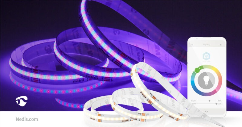 Product thumbnail SmartLife COB LED Strip | WiFi | RGB + 2700K | 2 mtr | IP20 | 860LM