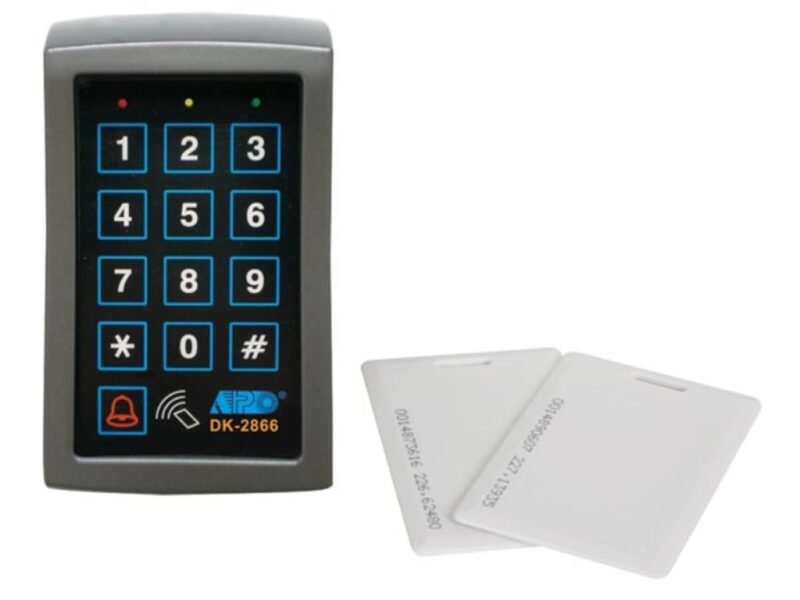 Product thumbnail Digitaal Inbouw Codeklavier met Kaartlezer – Hoogwaardige Toegangscontrole