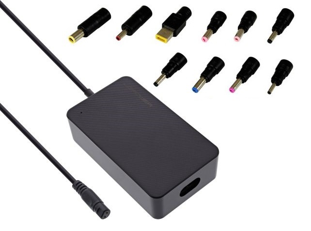 Product thumbnail LC-POWER | Universele laptopvoeding | 65W | Inclusief 10 universele DC-connectoren