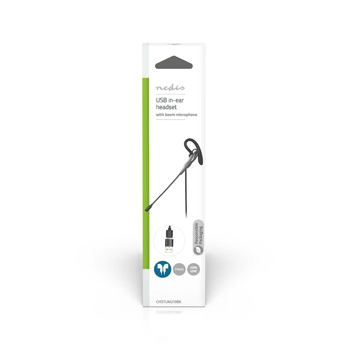 NEDIS USB-C IN-EAR PC HEADSET MONO - Afbeelding 4