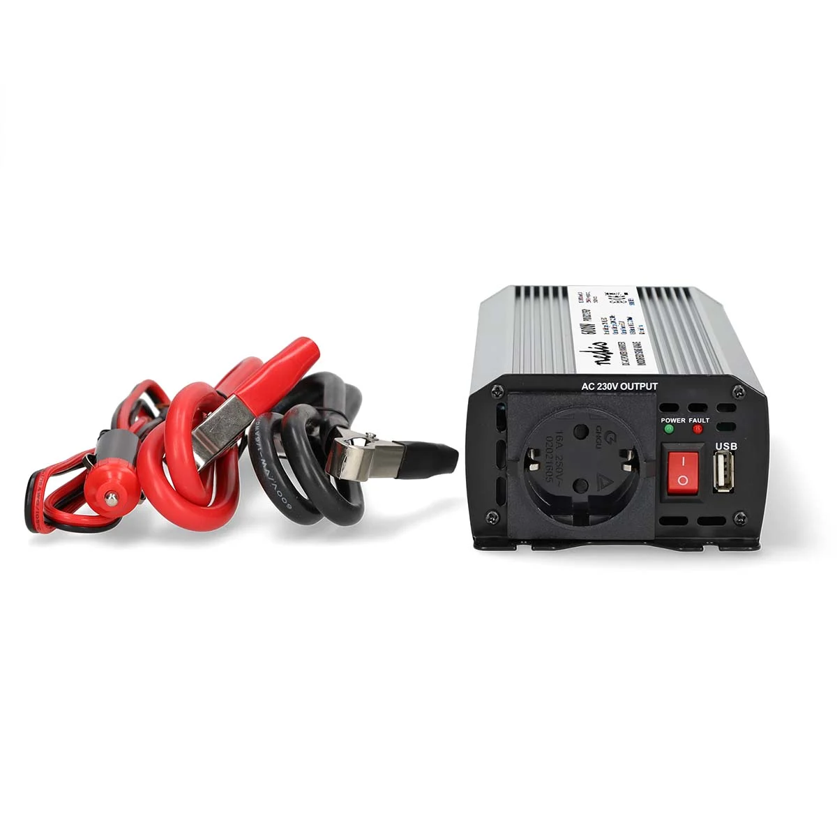 600W 12VDC IN / 230VAC UIT INVERTER MET GEMODIFICEERDE SINUSGOLF - Afbeelding 2