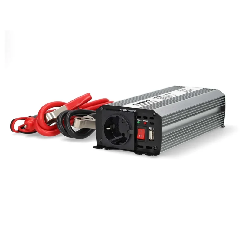 Product thumbnail 600W 12VDC IN / 230VAC UIT INVERTER MET GEMODIFICEERDE SINUSGOLF