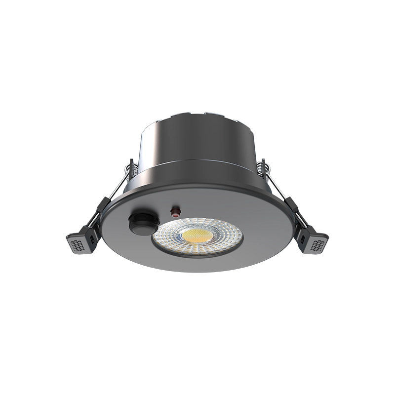 Product thumbnail LED SPOT | ODESSA | 6W | DIM | ZWART | IP65 | BEWEGINGSSENSOR