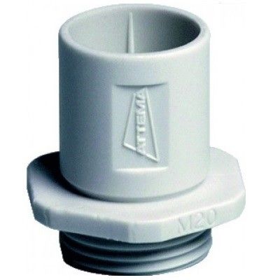 Product thumbnail Attema | Verloopwartel AT2295 | Wartel M20 naar Buisinvoer 16mm | Grijs