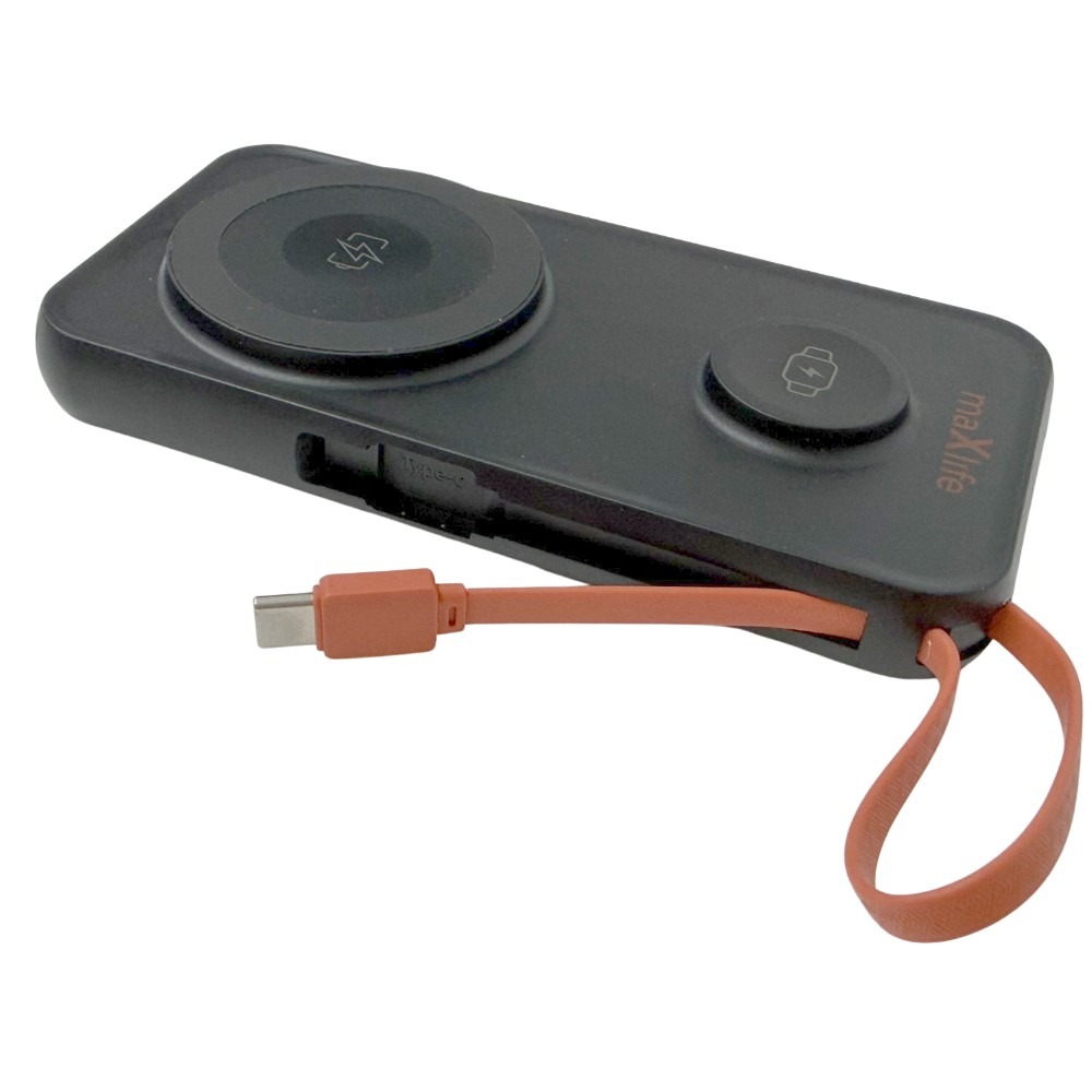 MAXLIFE POWERBANK MAGSAFE 10.000 mAh 3 IN 1 - Afbeelding 2