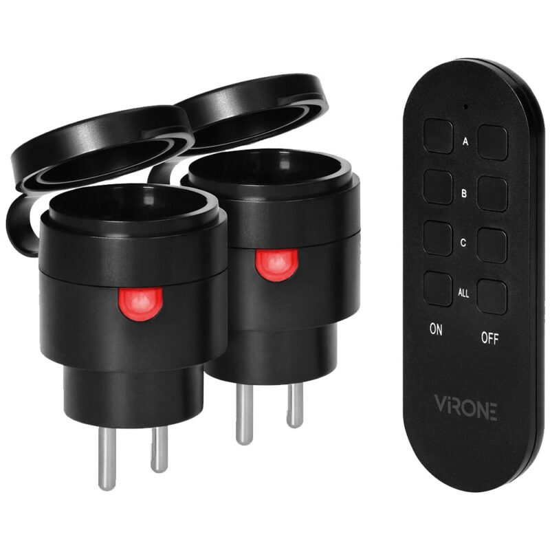Product thumbnail VIRONE AFSTANDSBEDIENING MET 2 ONTVANGERS 2300W IP44