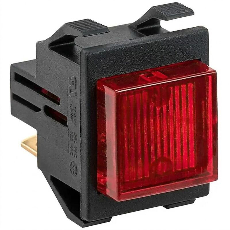 Product thumbnail DRUKSCHAKELAAR 2 X AAN/UIT 10A 1-0 ROOD