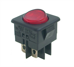 Product thumbnail SCI R13-104B WIPSCHAKELAAR 2 X AAN/UIT 10A 1-0 ROOD