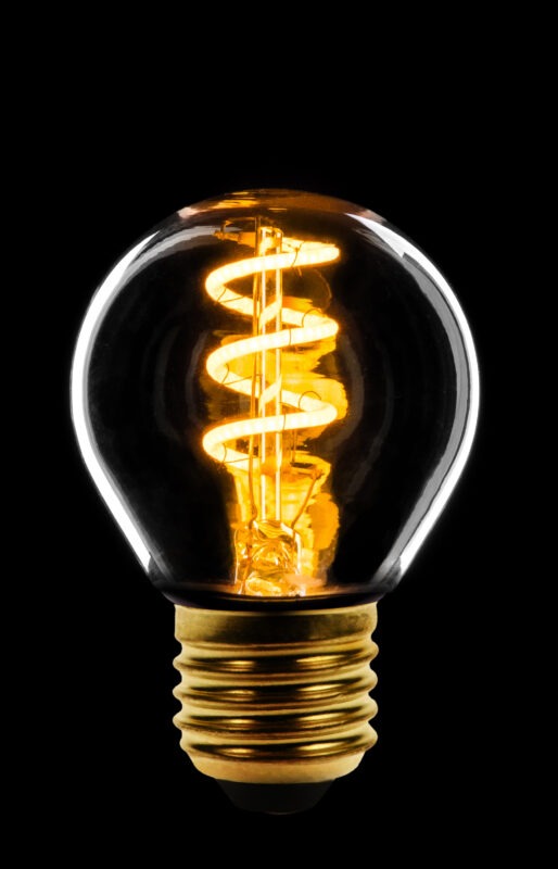 Product thumbnail LED Kogelamp | E27 | 4W | 300 lm | 2200K | Helder | 3 Standen Dimbaar