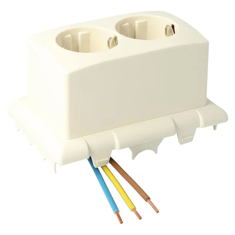 Product thumbnail Attema | Montagedeksel met Wandcontactdoos | AT2183 | Crème wit