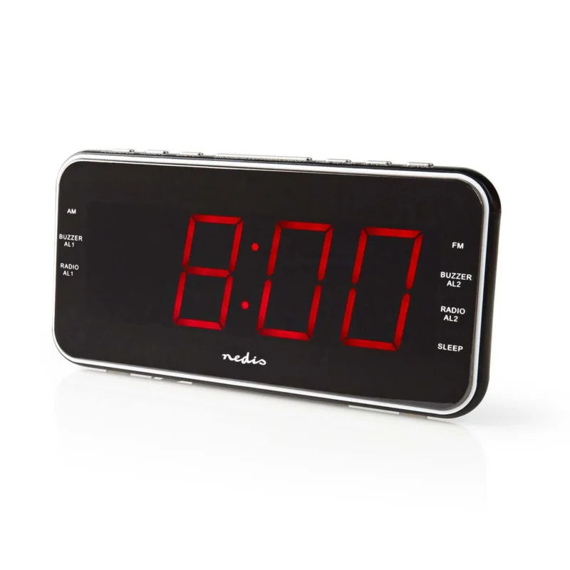 Product thumbnail NEDIS FM WEKKERRADIO GROOT DISPLAY