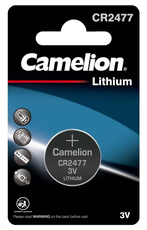 Product thumbnail Lithium Knoopcel Batterij CR2477 3V 1-Blister