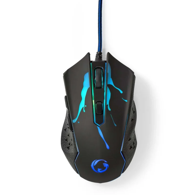 Product thumbnail Gaming-Muis | Bedraad | Verlicht | 3600 dpi | 6 Knoppen