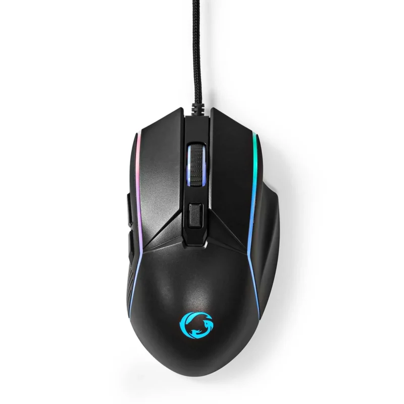 Product thumbnail Gaming-Muis | Bedraad | Verlicht | 7200 dpi | 6 Knoppen