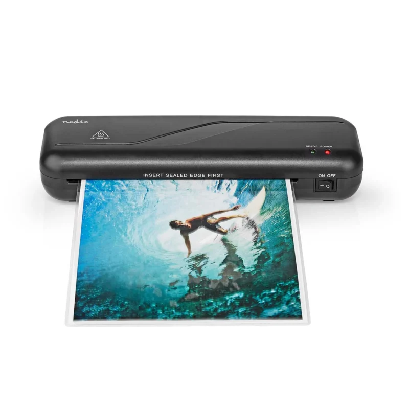 Product thumbnail Lamineerapparaat | Warm | A4 | 230 mm/min | Netvoeding | Zwart