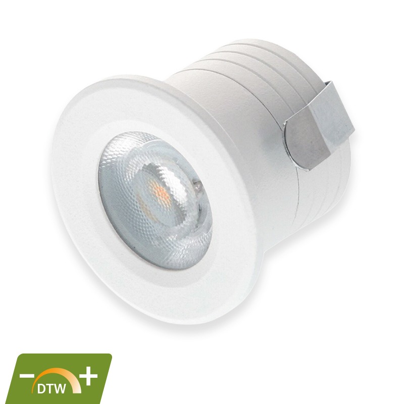 Product thumbnail MINI INBOUW LED-SPOT | 2W | DIMBAAR | WIT | DIMTOWARM | IP44