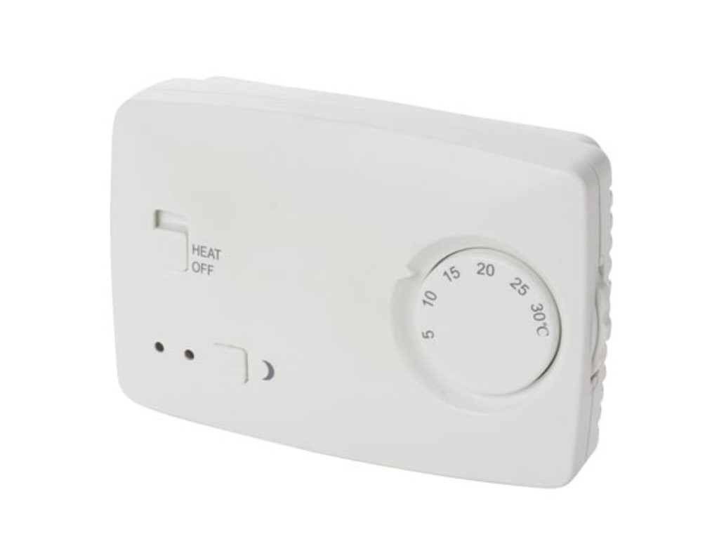 Analoge Kamerthermostaat 230V / 7(3)A (niet voor CV!)
