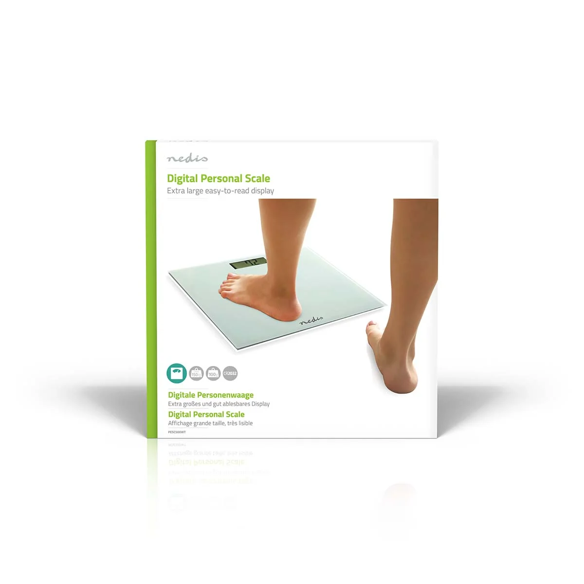 Nedis Digitale Personenweegschaal max. 150kg - Afbeelding 4