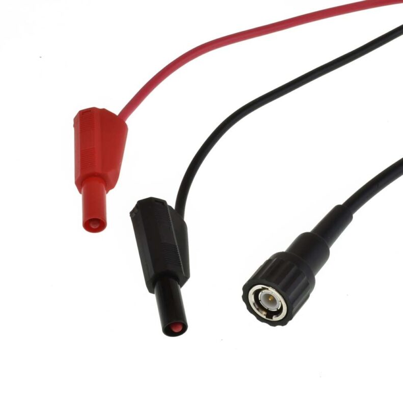 Product thumbnail BNC Testsnoer (BNC Mannelijk naar 2x 4mm Veiligheidsbanaanstekker)